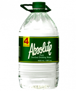 ABSOLUTE DISTILLED WATER 4L
