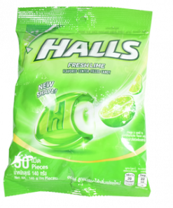 HALLS FRESH LIME 50S