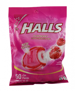 HALLS RASPBERRY 50S