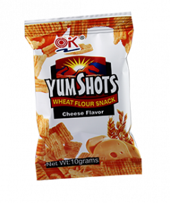 YUM SHOTS CHEESE 10G BY 12'S