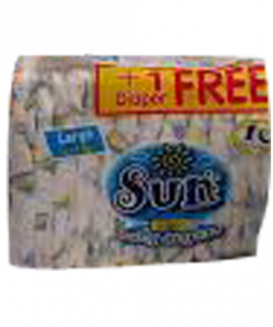 SUNDESIGN DIAPER LARGE 10S