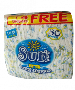 SUNDESIGN DIAPER LARGE 30S