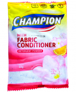 CHAMPION POWDER WITH FABRIC CONDITIONER 40G