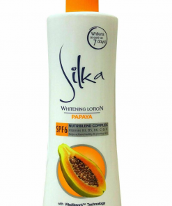 SILKA ORANGE PAPAYA LOTION 500ML PUMP FREE 5PCS SILKA ORANGE SOAP 45G
