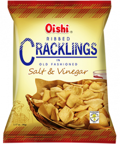 OISHI CRACKLING SALT & VINEGAR 90G