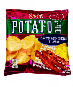 OISHI POTATO CRISP BACON&CHEESE 50G