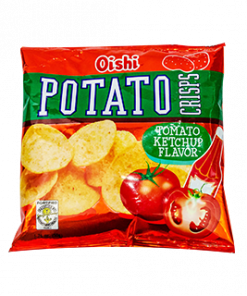 OISHI POTATO CRISP TOMATO KETCHUP 50G