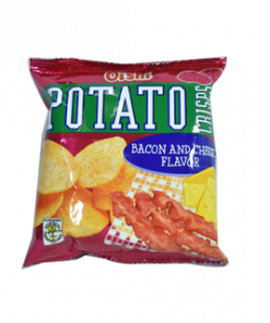 OISHI POTATO CRISPS BACON CHEESE 18G