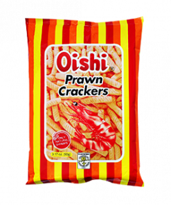 OISHI PRAWN CRACKERS PLAIN 90G