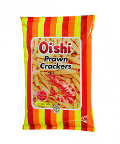 OISHI PRAWN CRACKERS PLAIN 60G