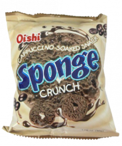 OISHI SPONGE CRUNCH CAPPUCINO 30G/100