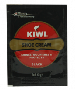 KIWI SHOE CREAM BLACK SACHET 5ML