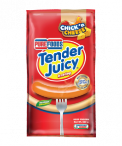 PUREFOODS TJ CHICK & CHEESE 500G