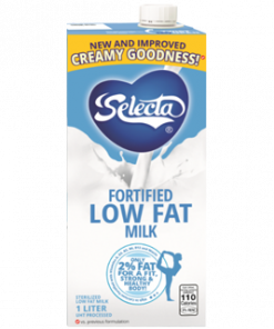 SELECTA LOW FAT MILK 1L