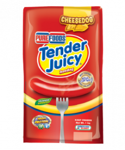 PUREFOODS TJ CHEESEDOG VACUUM 1KG