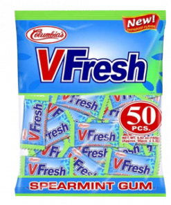 V FRESH SPEARMINT GUM 50SX40