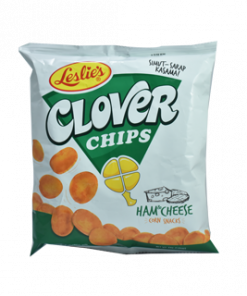 CLOVER CHIPS HAM & CHEESE 55G