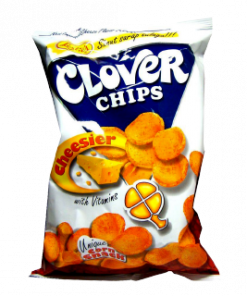 CLOVER CHIPS CHEESE 155G