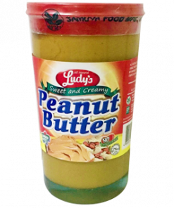 LUDYS PEANUT BUTTER GLASS 340G