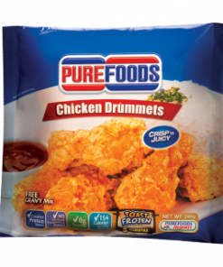 PUREFOODS CRISP N JUICY CHICKEN DRUMMETS 240G