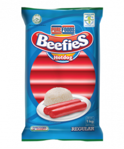 PUREFOODS BEEFIES HOTDOG REGULAR 1KG