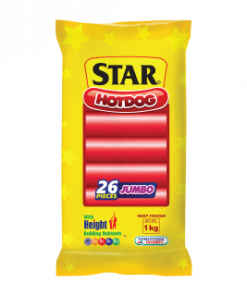 PUREFOODS STAR HOTDOG JUMBO 1KG