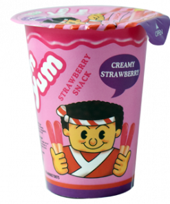 YUM YUM STRAWBERRY SNACK CUP 30G