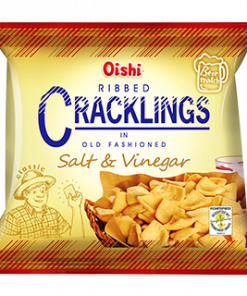 OISHI CRACKLING SALT & VINEGAR 24G