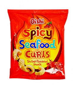 OISHI SPICY SEAFOOD CURLS 24G