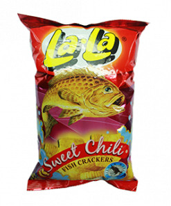 LALA FISH CRACKER SWEET CHILI 100G