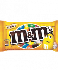 M&M 2S SINGLES PEANUT 40G