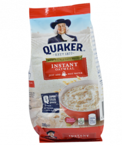 QUAKER INSTANT OATMEAL ORIGINAL W/ MILK 200G