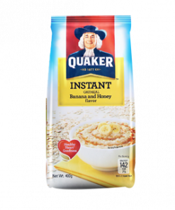 QUAKER BANANA HONEY OATS 400G