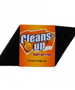 CLEANS UP HEAVY DUTY PAD BLACK
