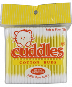 CUDDLES COTTON BUDS YELLOW 108 TIPS