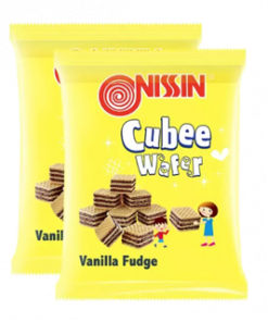 NISSIN CUBEE WAFER VANILLA FUDGE 25G