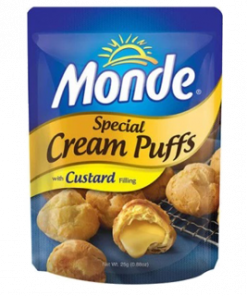 MONDE SPECIAL CREAM PUFFS WITH CUSTARD FILLING 25G