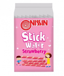 NISSIN STICK WAFER STRAWBERRY 28GX10S