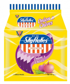 SKYFLAKES CRACKERS ONION & CHIVES 25GX10S