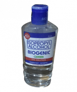 BIOGENIC 70%ISOPROPYL ALCOHOL75ML
