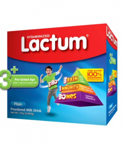 LACTUM POWDER 3+ PLAIN 1.2KG MILK FOR KIDS 3YRS+