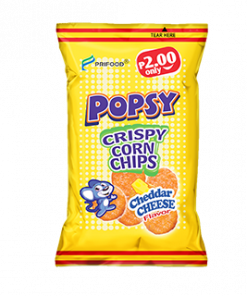 POPSY CHEDDAR CHEESE YELLOW 7GX10'S