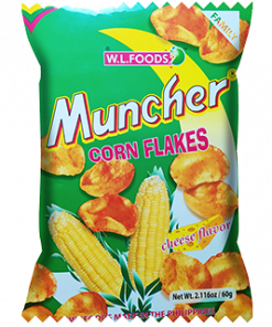 MUNCHER CORN FLAKES CHEESE 60G