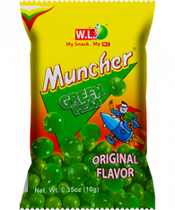 MUNCHER GREEN PEAS ORIG. 10G BY 12'S
