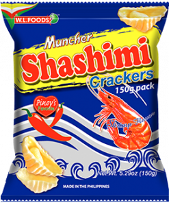 MUNCHER SHASHIMI CRACKERS 150G