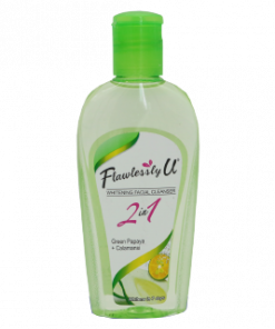 FLAWLESSLY U FACIAL CLEANSER  GREEN PAPAYA AND CALAMANSI 135ML
