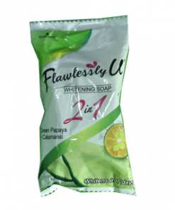 FLAWLESSLY U SOAP GREEN PAPAYA CAL 65G