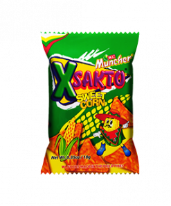 XSAKTO CORN CHIPS SWEET CORN 15G BY 12'S