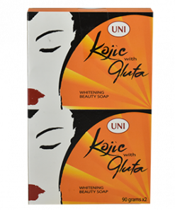 UNI KOJIC ACID SOAP W/GLUTA 90G TWINPACK