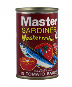 MASTER SARDINES IN TOMATO SAUCE RED CHILI 155G